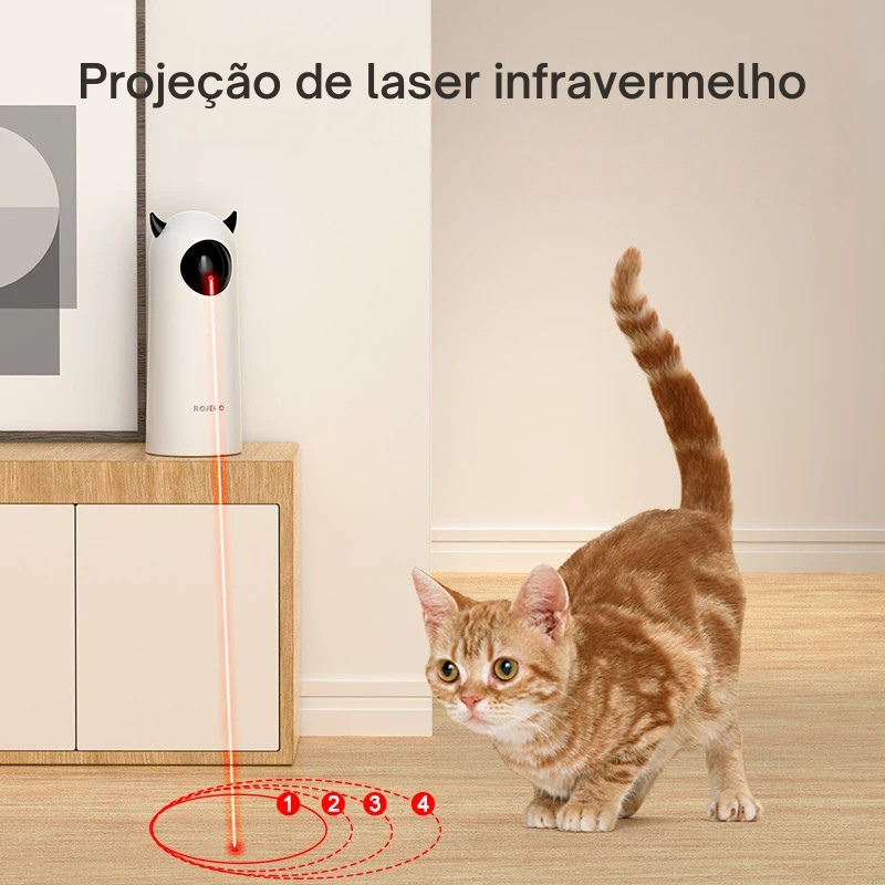 Brinquedo Laser Automático para Gatos