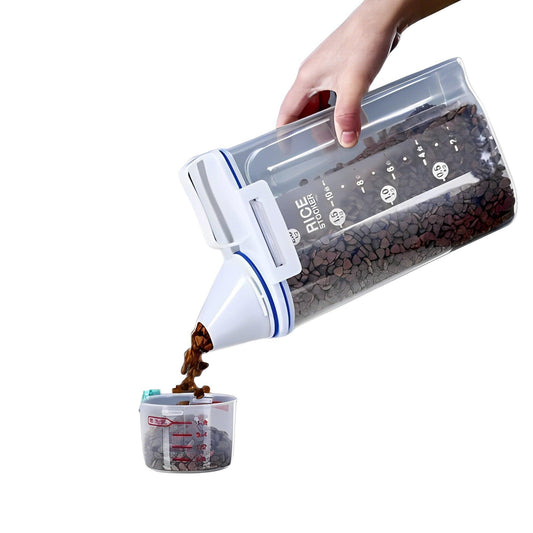 Kit Dosador e Armazenador de ração pet - Compre 1 e Leve 2